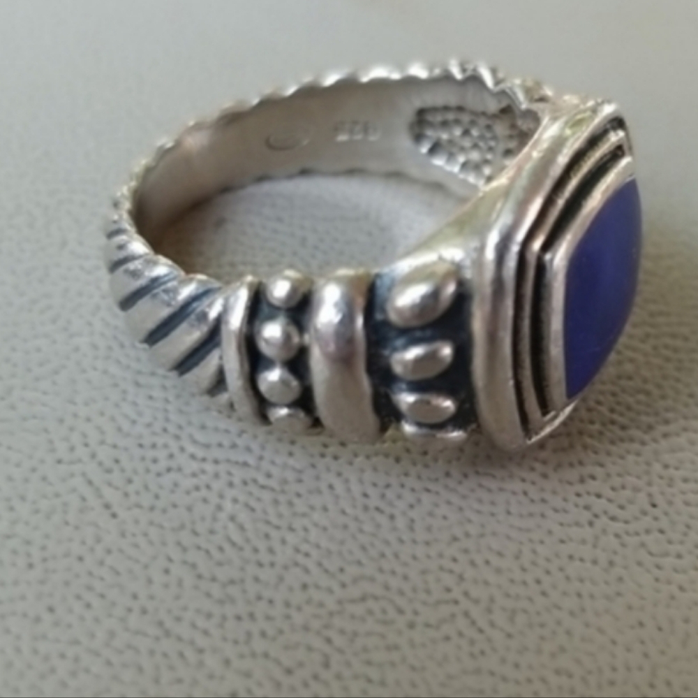 CLEARANCE 60s 925 Sterling Ring hallmarked firm$